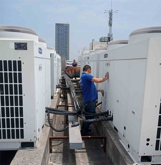 献县中央空调制热和不制冷系统维修方法